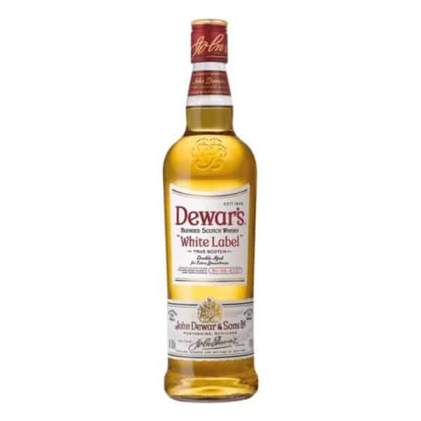 DRINKS - DEWARS WHITE LABEL WHISKEY *100CL