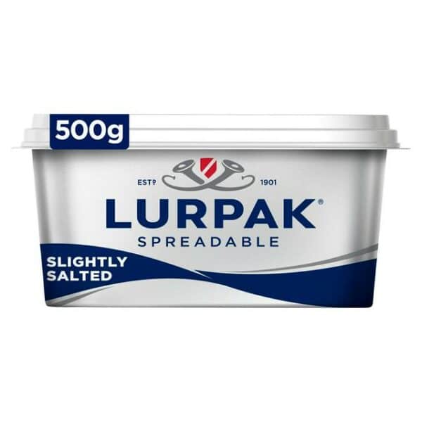 BUTTER - LURPAK SPREADABLE SALTED 500GR