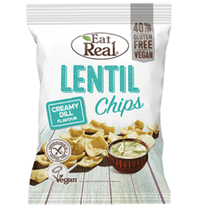 SNACKS - EAT REAL LENTIL CREAMY DILL  95GR