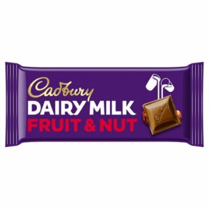 SWEETS & CHOCOLATE  - CADBURY DAIRY MILK FRUIT & NUT *3 *110GR