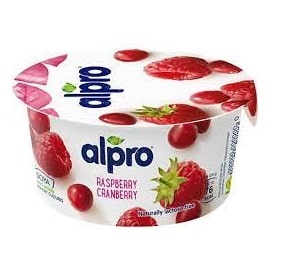 YOGURT - ALPRO RASPBERRY & CRANBERRY 150GR