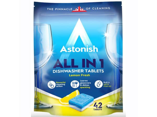 CLEANING - ASTONISH DISHWASHER TABLETS *42 TABS