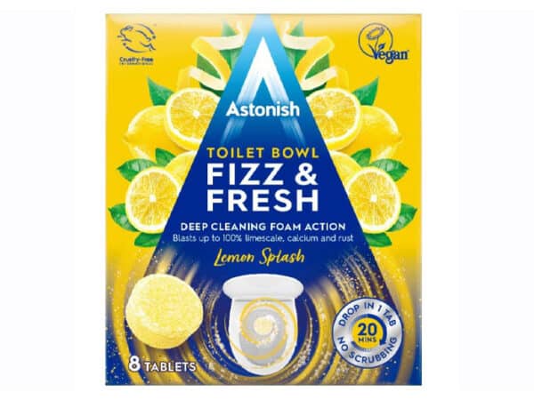 CLEANING - ASTONISH TOILET BOWL FIZZ & FRESH *8 TABLETS