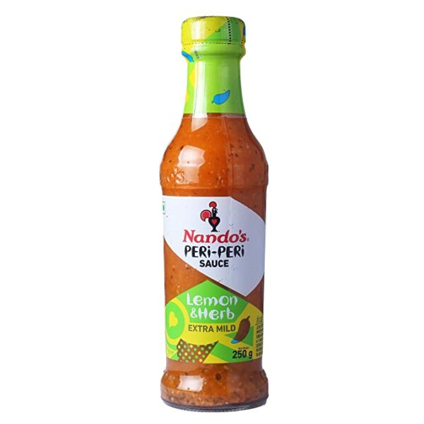SAUCE - NANDO'S PERI PERI LEMON & HERB EXTRA MILD *250GR