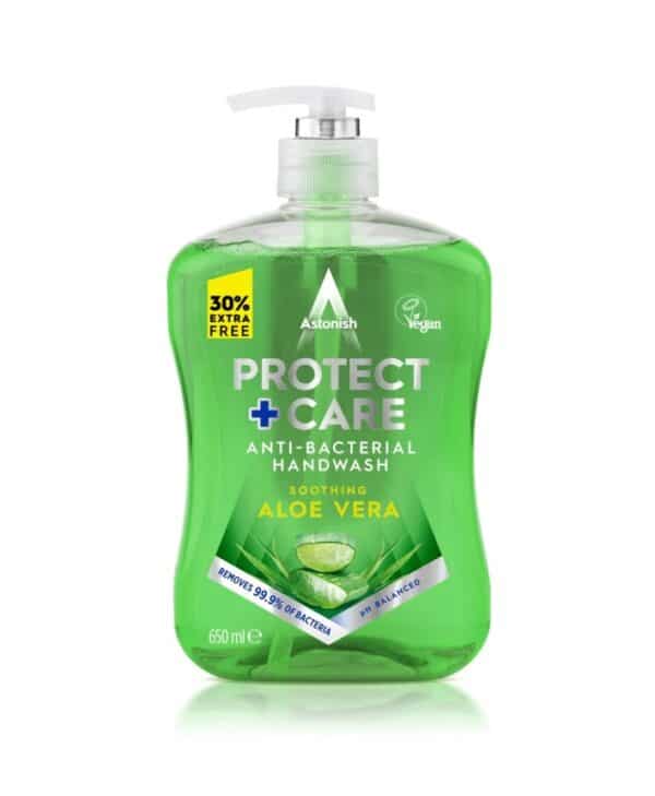 SOAP - ASTONISH ANTIBACTERIAL HAND-WASH - ALOE VERA