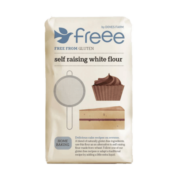 FLOUR - DOVES FARM GLUTEN FREE SELF RAISING WHITE FLOUR 1KG