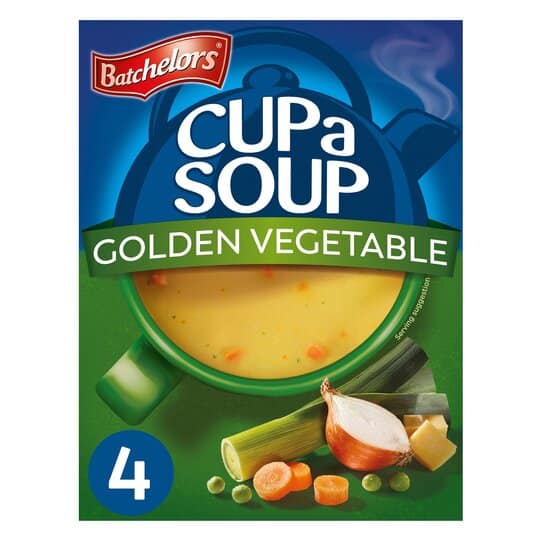 SOUP - BATCHELORS CUP A SOUP - GOLDEN VEGETABLES *4