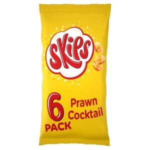 SNACK - SKIPS PRAWN COCKTAIL MULTIBACK *6