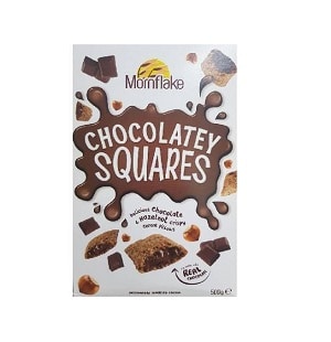 CEREAL - MORNFLAKE CHOCOLATE  SQUARES *500GR