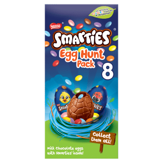 EASTER - SMARTIES EGG HUNT  PACK *8