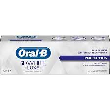 PERSONAL CARE - TOOTHPASTE ORAL B 3D WHITE  LUXE - PERFECTION 75ML