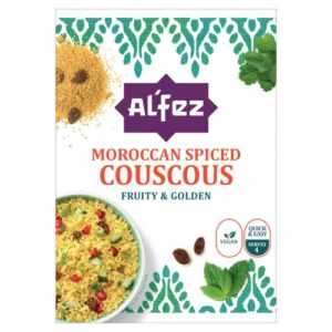 GRAINS - ALFEZ MOROCCAN SPICED COUSCOUS - FRUITY & GOLDEN  *200GR