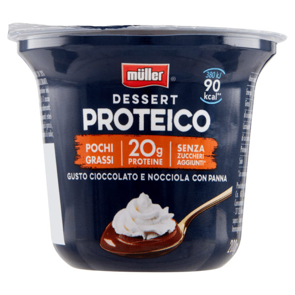 YOGURT - MULLER PROTEIN YOGURT -  CHOCOLATE & HAZELNUTS *200GR