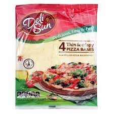 WRAPS - DELI SUN - THIN & CRISPY PIZZA  BASES *4