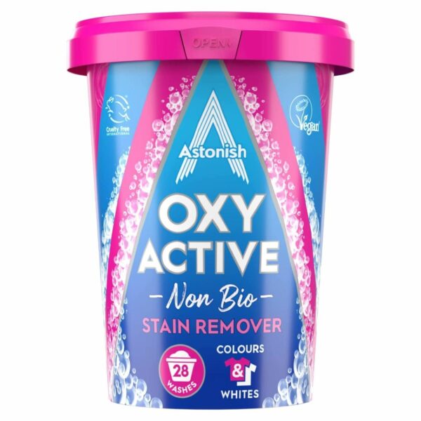 CLEANING - ASTONISH OXY ACTIVE NON BIO  STAIN REMOVER *28WASHES