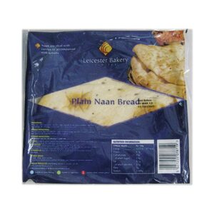 BREAD - LEICESTER BAKERY PLAIN NAAN  BREAD *4