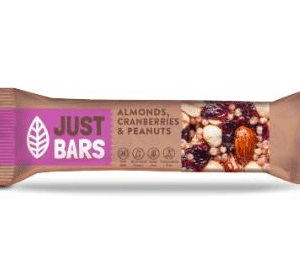 BAR - JUST BARS ALMONDS CRANBERRIES