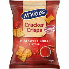 SNACK - MCVITIES CRACKER CRISPS - THAI SWEET CHILLI 110GR