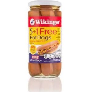 CANNED - WIKINGER HOT DOG *6