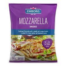 CHEESE - EMBORG MOZZARELLA  SHREDDED X200GR
