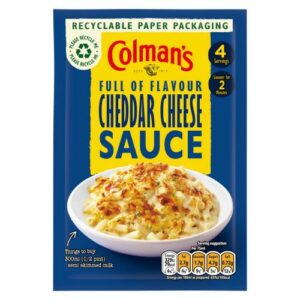 SAUCE - COLMANS CHEDDAR CHEESE SAUCE 39GR