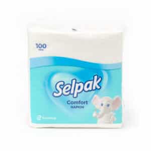 NAPKINS - SELPAK COMFORT NAPKIN *100PC