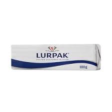 BUTTER - LURPAK BUTTER FOIL UNSALTED 100GR