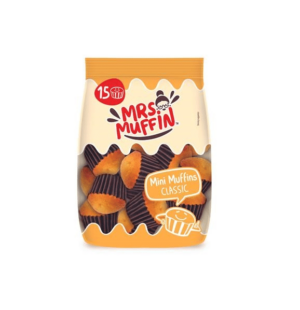 SNACK - MRS.MUFFIN MINI MUFFINS  CLASSIC *15PCS