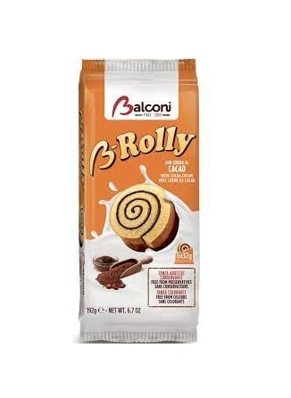 SNACK - BALCONI B-ROLY WITH COCOA  CREAM *6