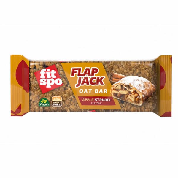 CEREAL BAR - FIT SPO FLAP JACK OAT BAR -  APPLE STRUDEL