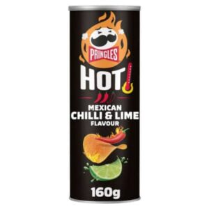 PRINGLES - PRINGLES HOT MEXICAN CHILLI &  LIME *160GR