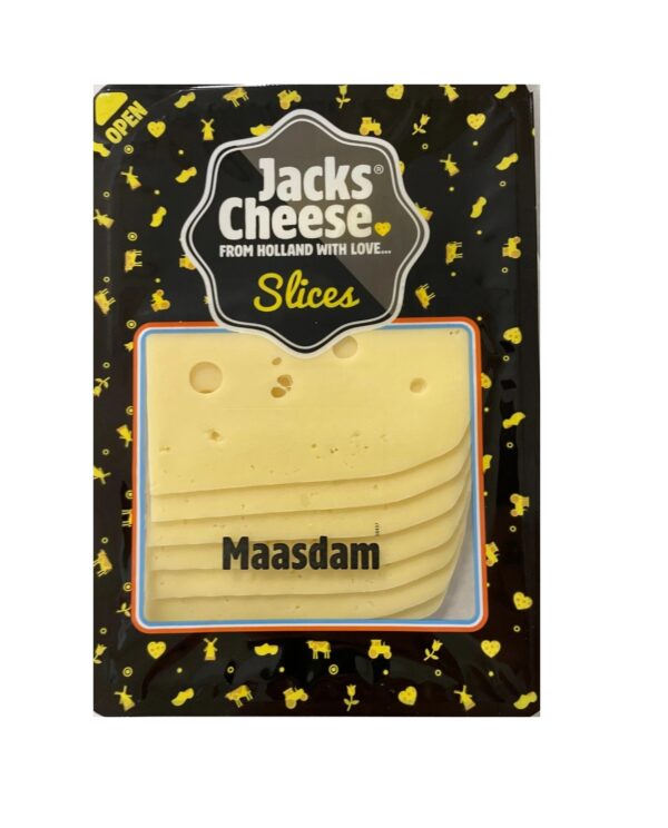 CHEESE - JACK'S MAASDAM SLICED 50COFF