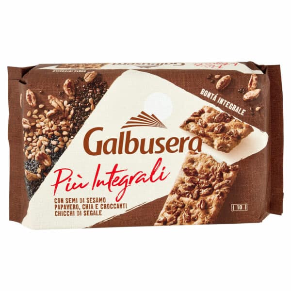 CRACKERS - GALBUSERA PIU INTEGRALI  CRACKERS *10