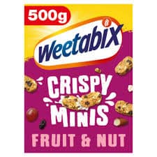 CEREAL - WEETABIX MINI FRUIT & NUT 500 GR