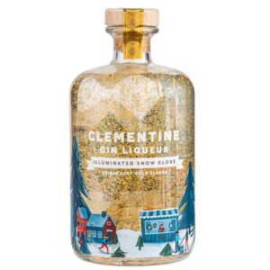 WINES & SPIRITS - GIN CLEMENTINE LIQUEUR -  ILLUMINATED SNOW GLOBE *70CL