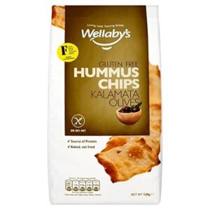 【楽天最安値に挑戦】 CRACKERS - WELLABY'S HUMMUS CHIPS KALAMATA OLIVES GF *120GR ビスケット・クッキー