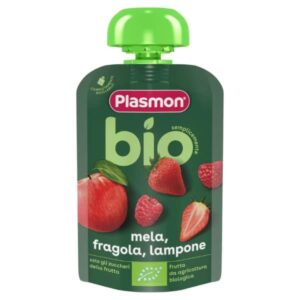 KIDS - PLASMON BIO MELA, FRAGOLA E  LAMPONE 100GR