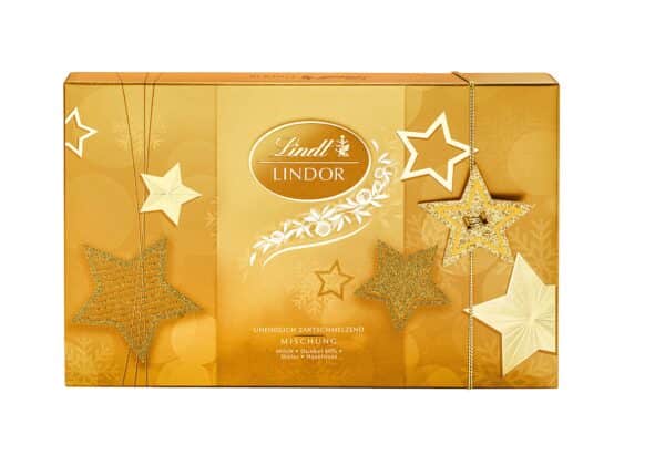CHOCOLATE - LINDT XMAS BOX ASSORTED  *199GR