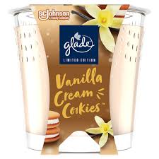 CANDLE - GLADE VANILLA CREAM COOKIES  CANDLE 112G