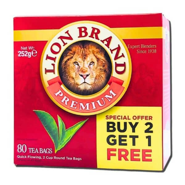 TEA - LION BRAND TEA BAGS *80