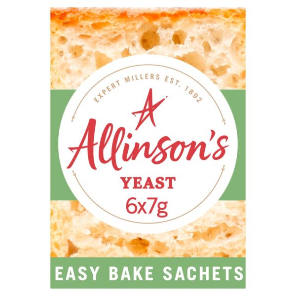 BAKING - ALINSON'S YEAST SACHETS *6