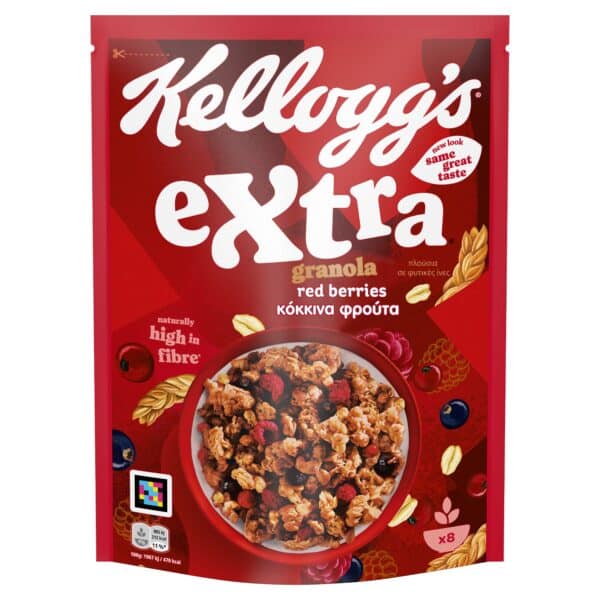 CEREAL - KELLOGG'S EXTRA GRANOLA RED  BERRIES *400GR