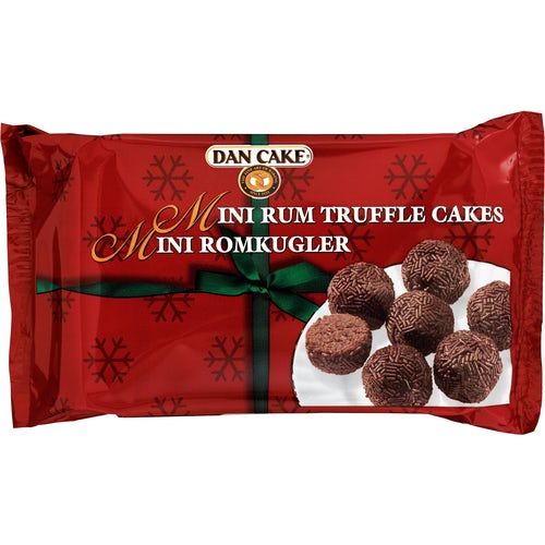 BISCUITS - DAN CAKE MINI RUM TRUFFLE  CAKES *175GR