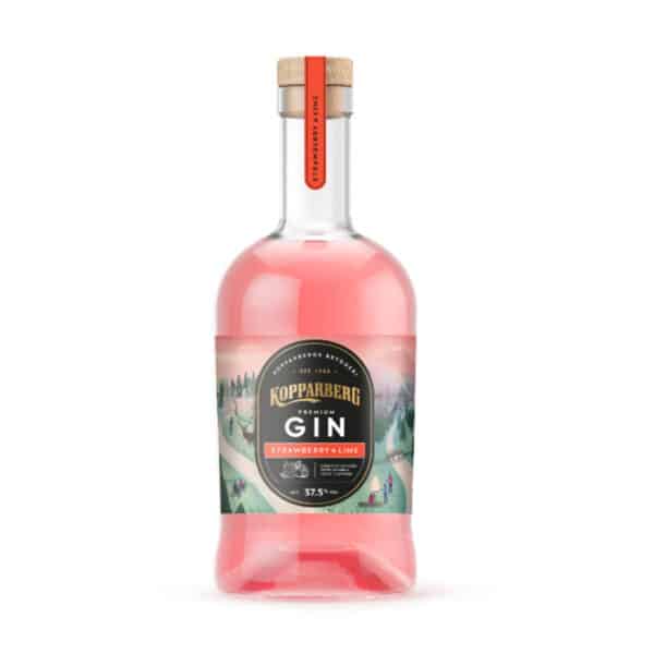 WINES & SPIRITS - KOPPARRBERG GIN STRAWBERRY  & LIME 70CL