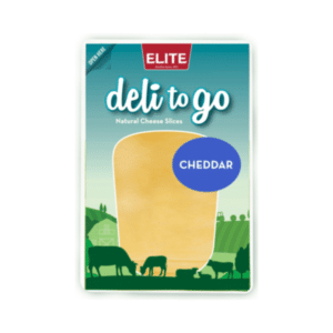 CHEESE - ELITE DELI TO GO CHEDDAR  SLICED *150GR