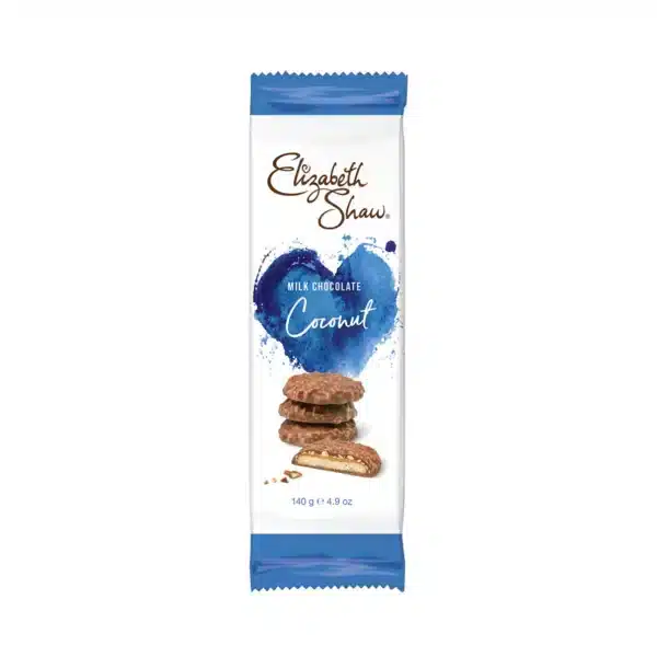 BISCUITS - ELIZABETH SHAW MILK  CHOCOLATE COCONUT BISCUITS  140GR
