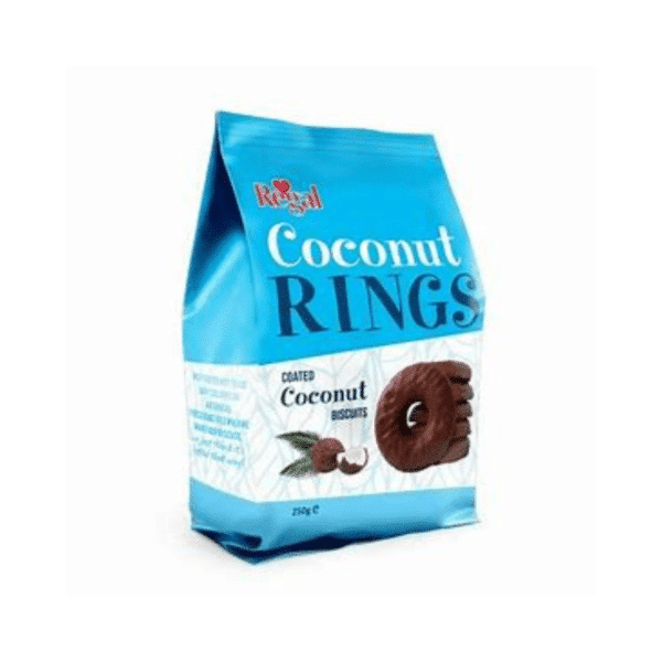 BISCUITS - REGAL COCONUT RINGS 250G