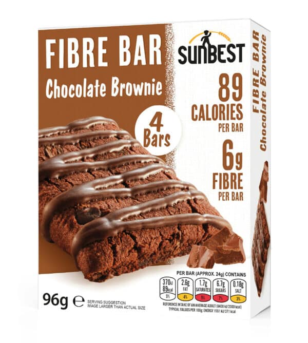 BISUICTS - SUNBEST FIBRE BAR CHOCOLATE  BAR *4