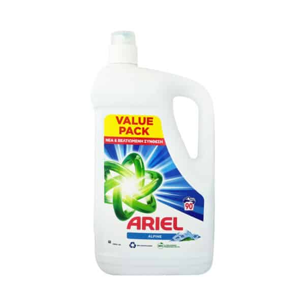 DETERGENT - ARIEL ALPINE VALUE PACK *90  WASHES