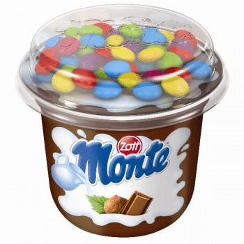 YOGURTS - MONTE YOGURT WITH SMARTIES  70GR